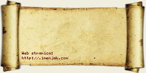 Isidora Tešić vizit kartica